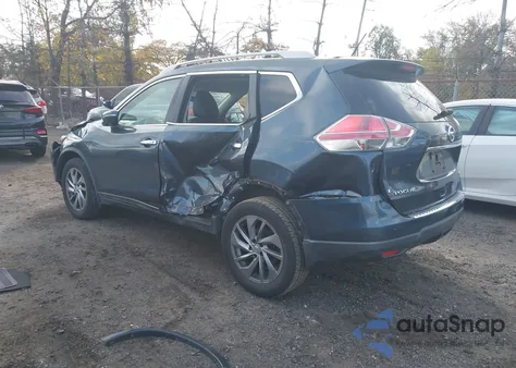 2014 Nissan Rogue Sl из США, поврежденный, VIN 5N1AT2MV4EC812660